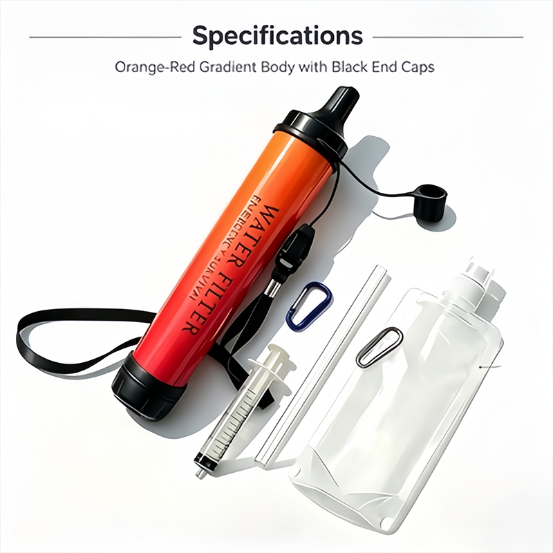 Water Purification Straw - 5000L Portable Emergency Survival Water Filter