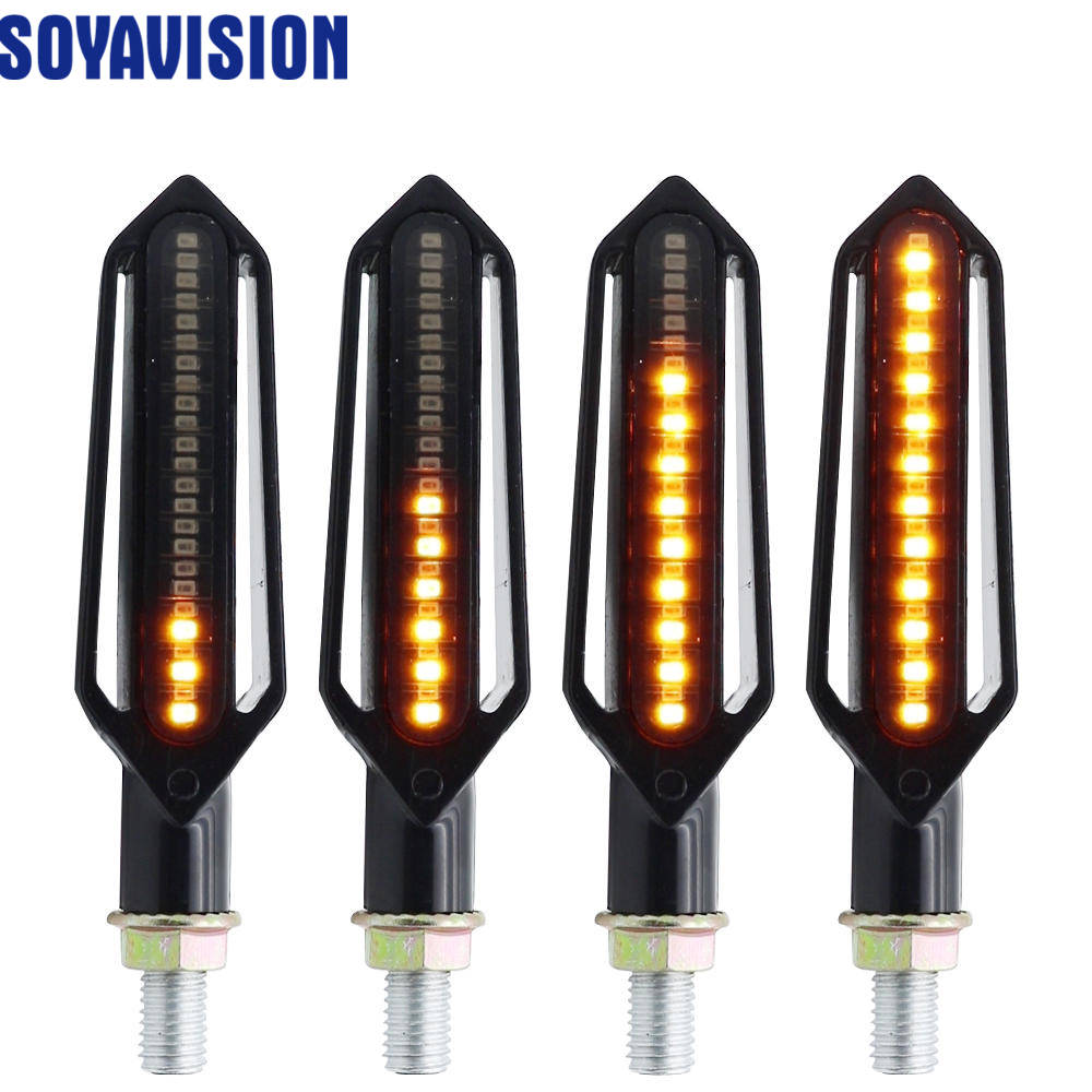 Amber Motorcycle Turn Signals  - Sos Light Strobe 评论和价格