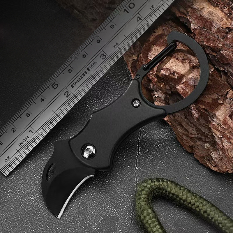 NEW Mini  Keychain Pocket Knif - Bushcraft Knife Fixed 评论和价格