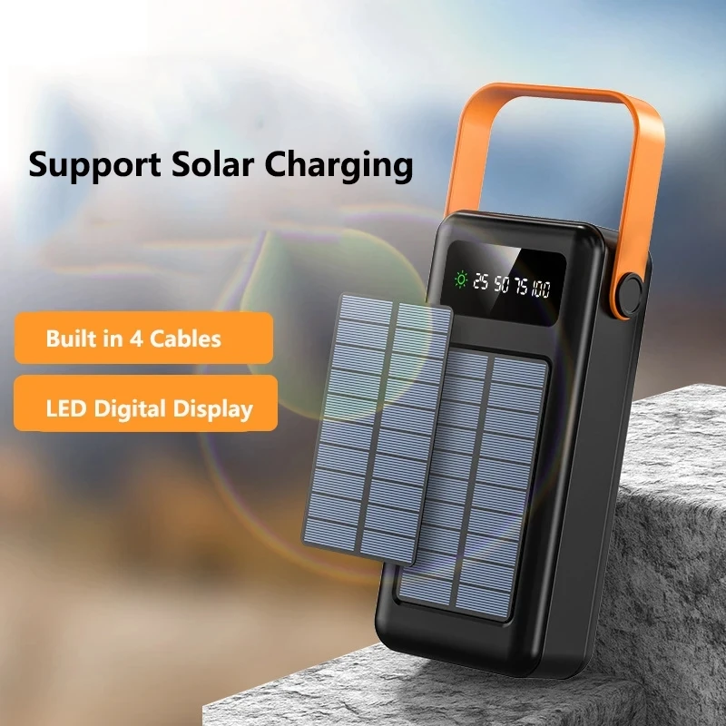 100000mAh Power Bank Portable  - Solar Emergency Charger 评论和价格