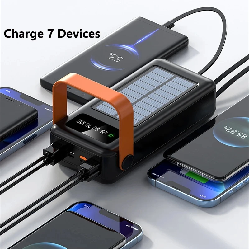 100000mAh Power Bank Portable  - Solar Emergency Charger 评论和价格