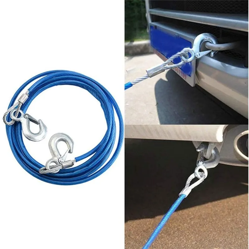 Car Towing Rope 3-7 Tons Steel - Rescue Rope Throw 评论和价格